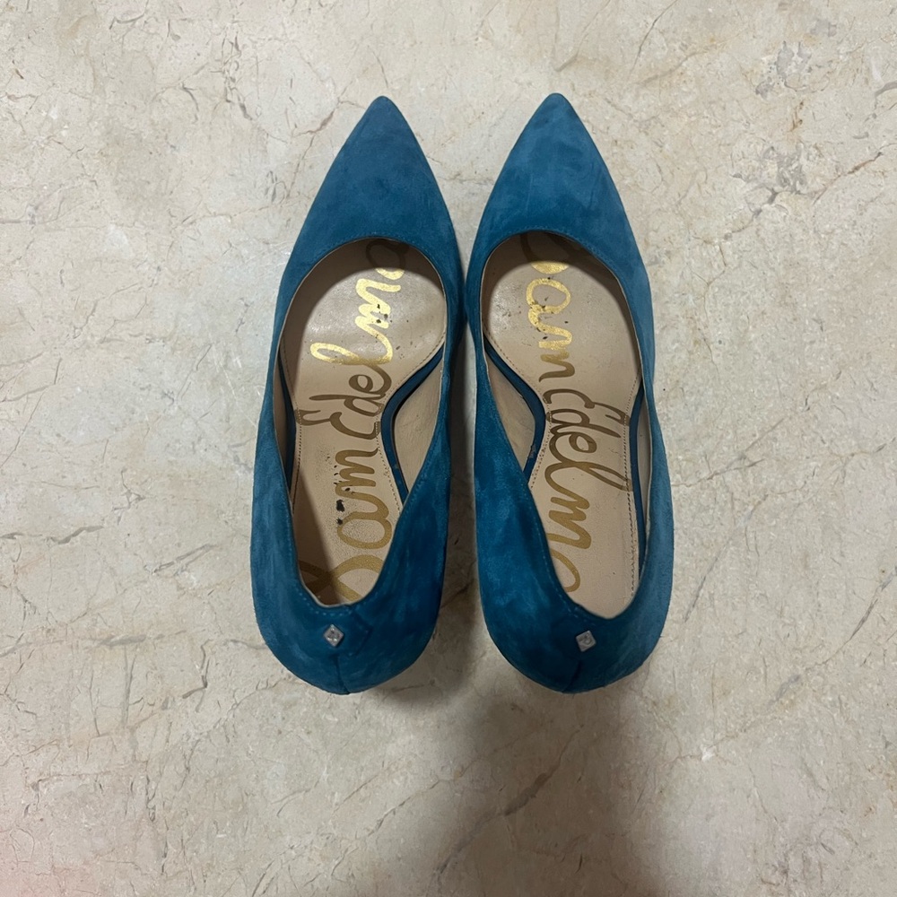 Sam Edelman Blue Suede Women's Heels